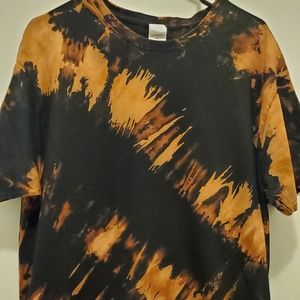 Tie and Dye Black Tshirt